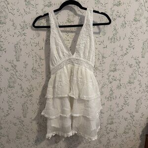 Love Shack Fancy White Dress Size 2